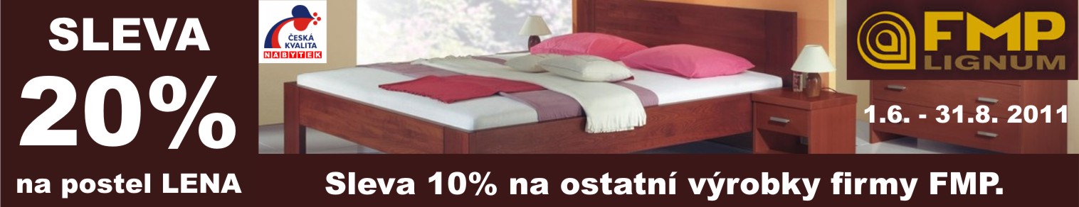 Sleva 20% na postel FMP lignum